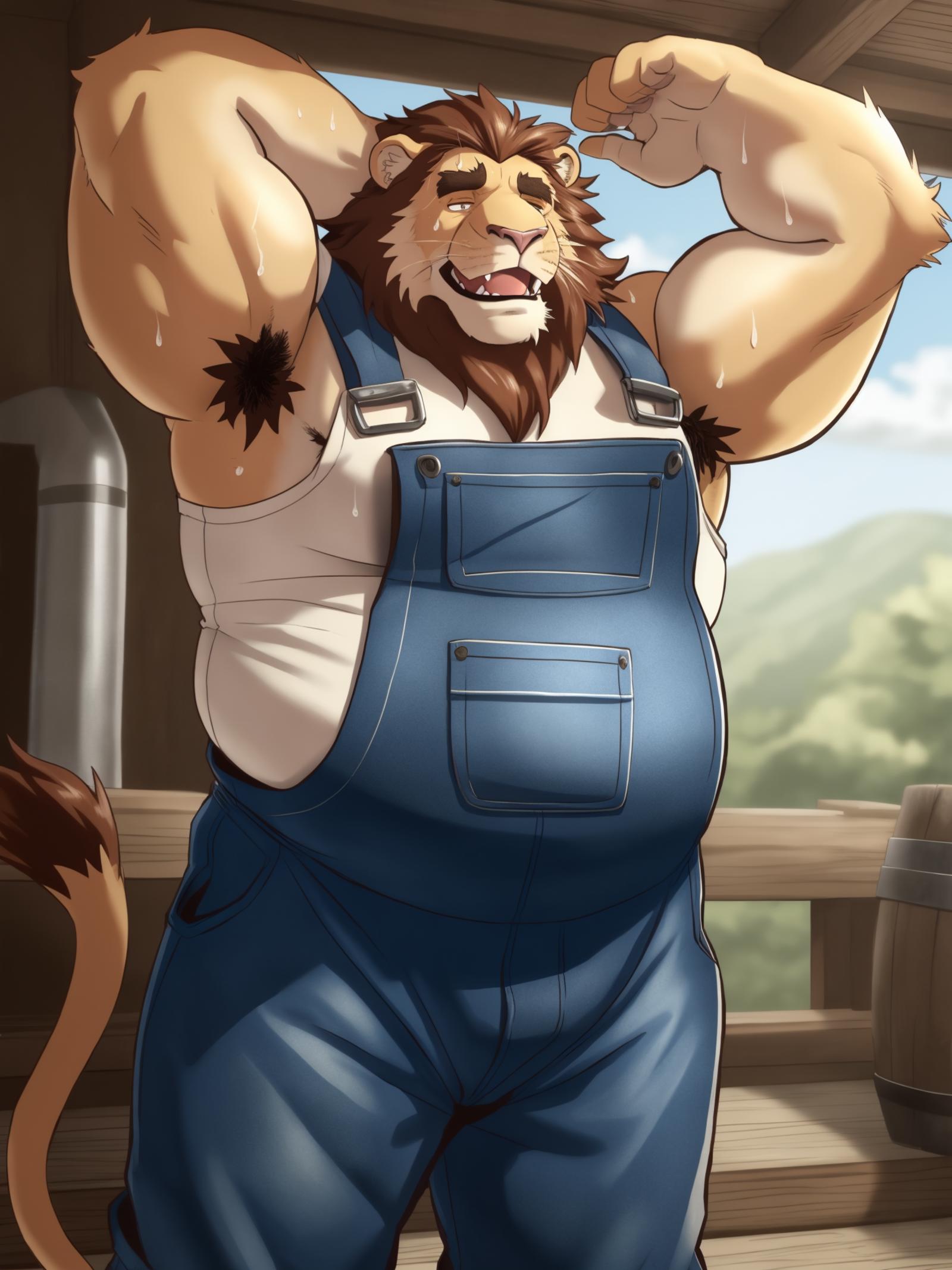 bontiage style (furry bara) image by paperplain