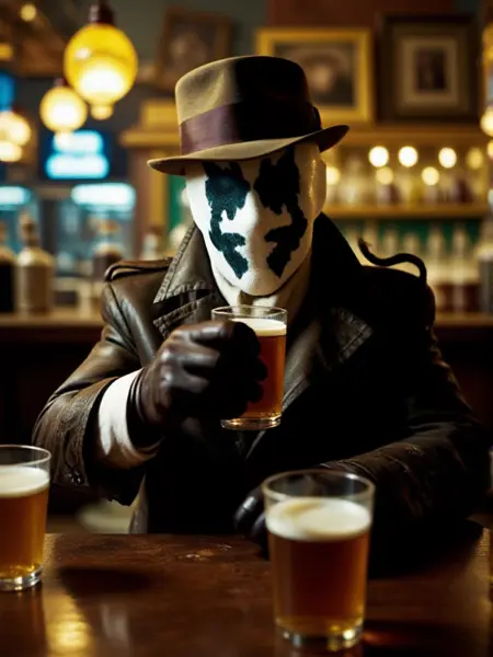 Rorschach - Watchmen - Flux1.D & SDXL