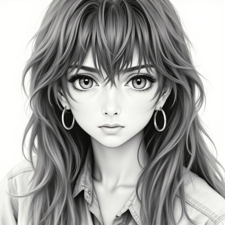 Beautiful Dark Haired Woman - AI Generated V1