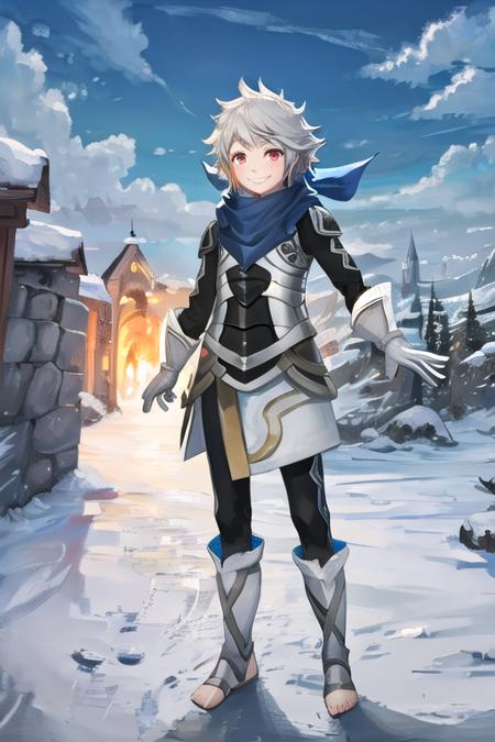 mKanaFE 1boy armor, scarf, gloves