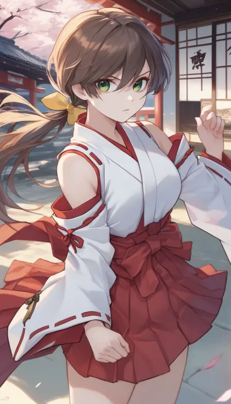 八神 蘭:やつかみ らん(闇巫女)/Ran Yatsukami (Yamimiko) -Pony