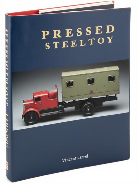 Pressed Steel Toy Vintage Vehicle LoRA Sharp Rusty Corners