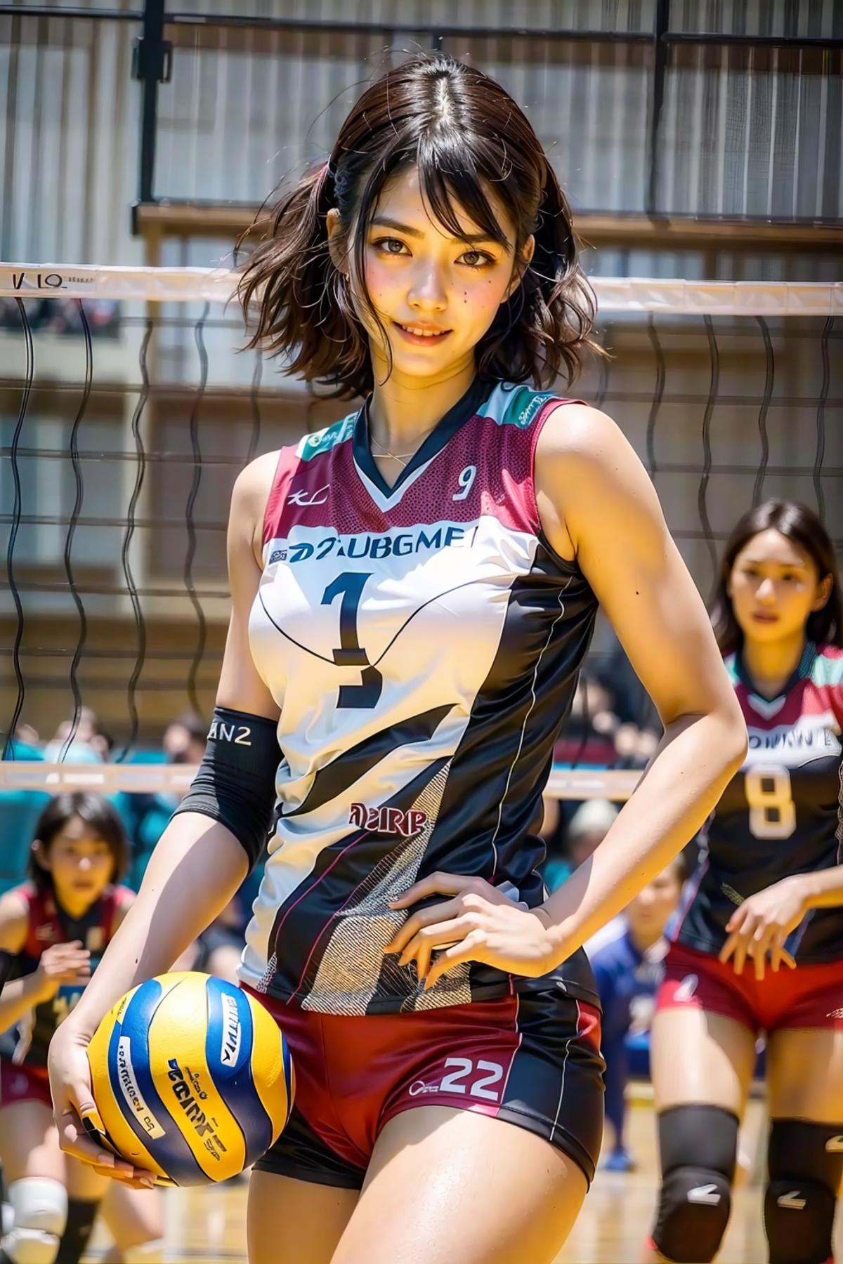 Volleyball Uniform | LyCORIS and LoRA image by feetie