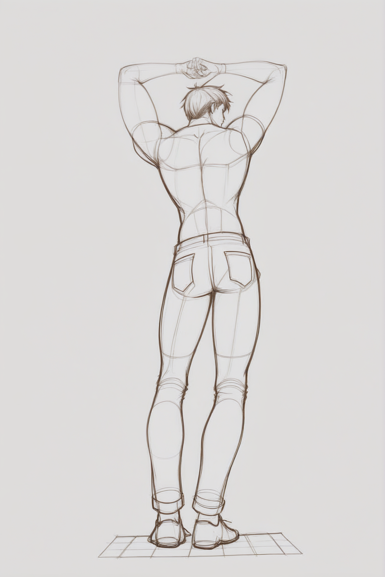 00064-2746127521-pencil_outline_sketch,_anime_style,_pencil_crosshatching,_full_body,_1boy,_man,_masculine,_lanky_build,_Ivy_League,_headstand,_w.webp