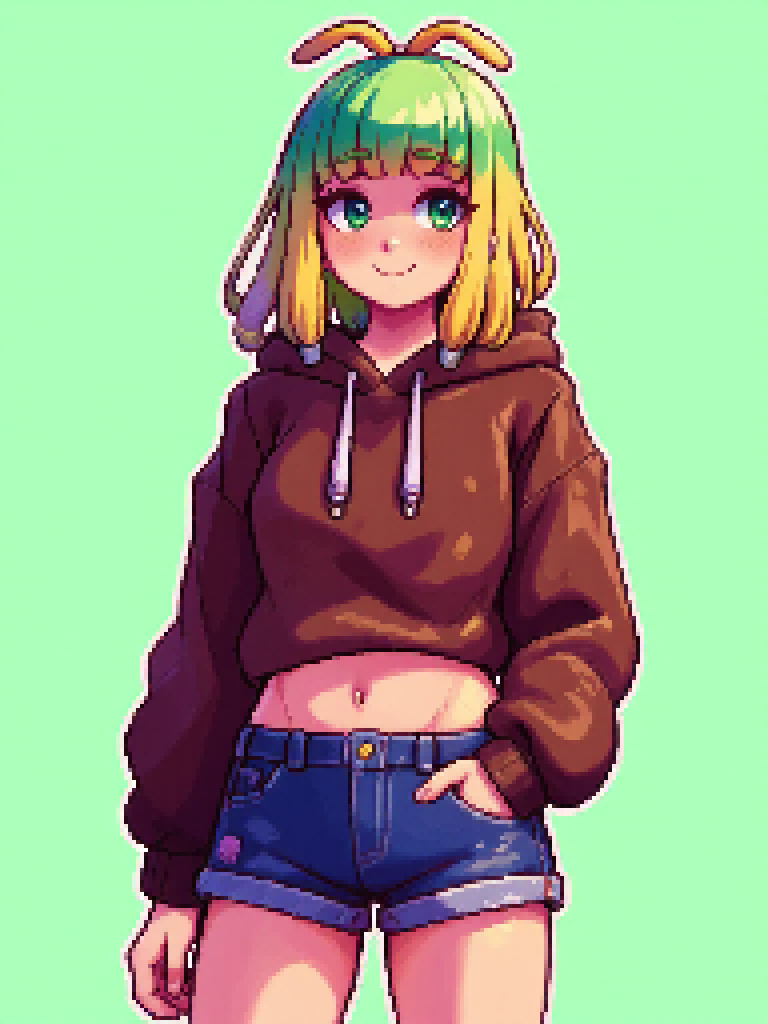 a_retro_style_pixel_art_of_90s_skate_punk_gross_out_art_b4nch4n_standing_in_front_of_a_bright_background__the_woman_is_wearing_an_oversized__brown_hoodie__a_black_croptop_and_denim_short_317226250.png