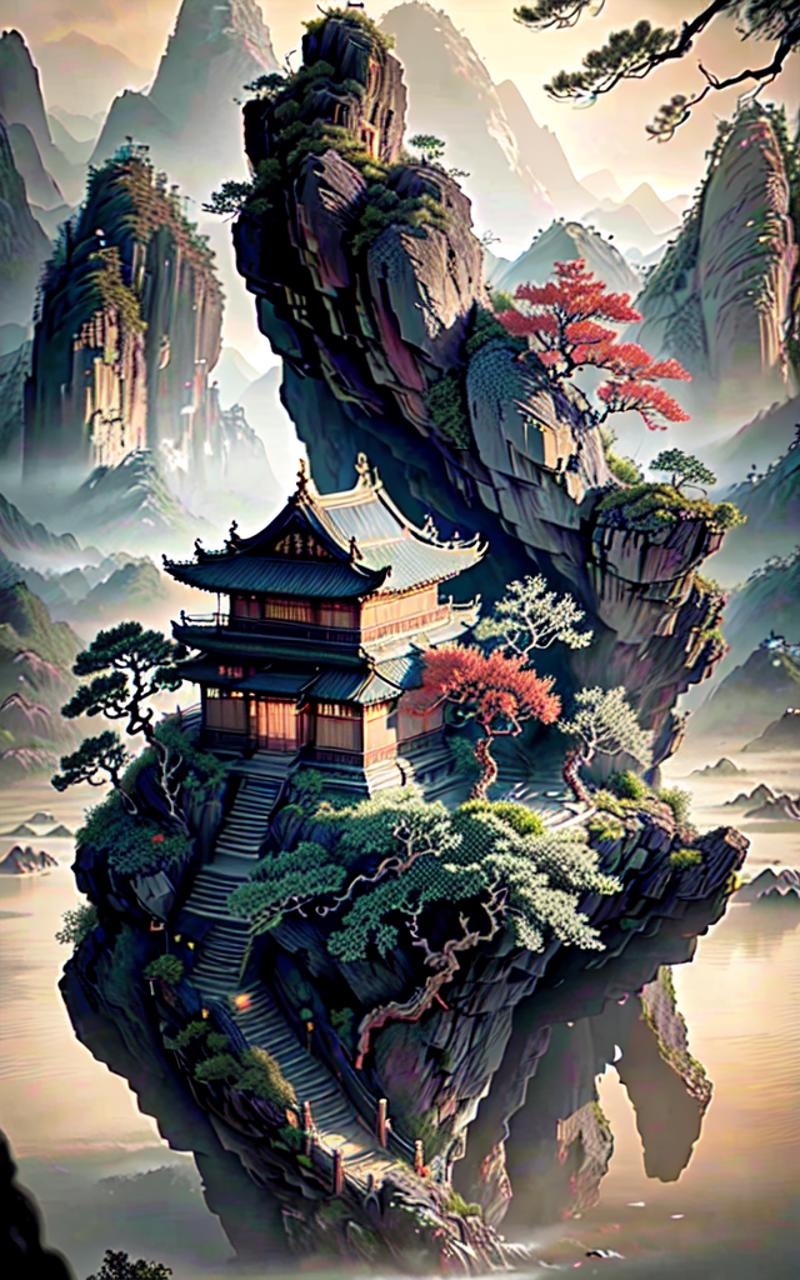 Ancient Chinese Scenery Background XL image by shouping62419