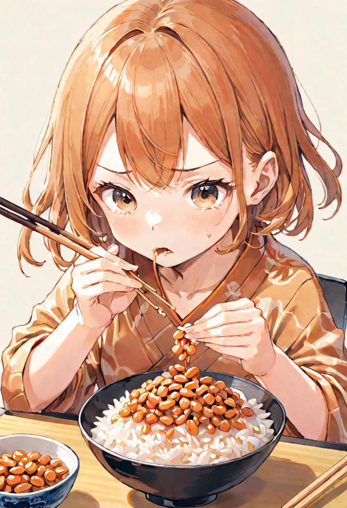 Natto: A Traditional Japanese Food / 納豆: 伝統的な日本の食物 image by tkvier