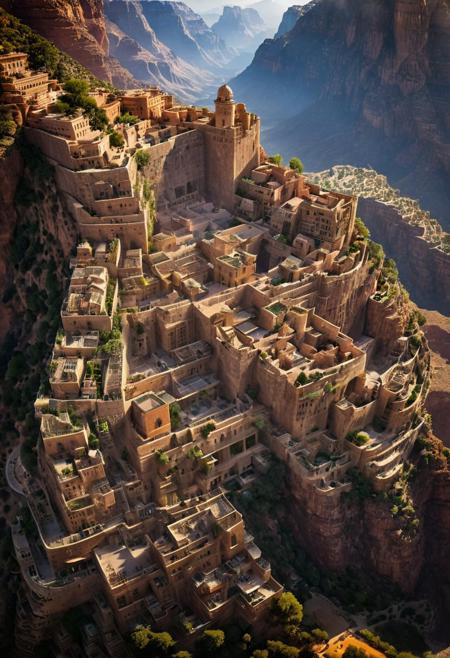 (The colonial city of the future, in the mist-filled Grand Canyon, on an unknown Earth-like planet, 2 moon on sky, Spaceship flight connects colonies, waterfulls:1.3), (Machu Picchu, a mountain settlement, incredibly spectacular:1.2), (Mario Botta:1.3), (avant-garde, future, reality, science fiction, photorealistic), (modern architecture:1.2), 
(Large Files, Ultra Realistic, 8K, 16k, FHD, HD, VFX, Perfect, Photography, composition, Architecture Sales Photography, Architecture Competition, Ultra High Resolution, Cinematography, High Resolution Image:1.1), (dramatic lighting, direct sunlight, ray tracing, clear shadow:1.2),  (real landscape:1.1), (blurred background:1.0), (urban background, more_details) ,
ac_neg1, great lighting, clear, hillscastel, extrusionbuilding, vertical