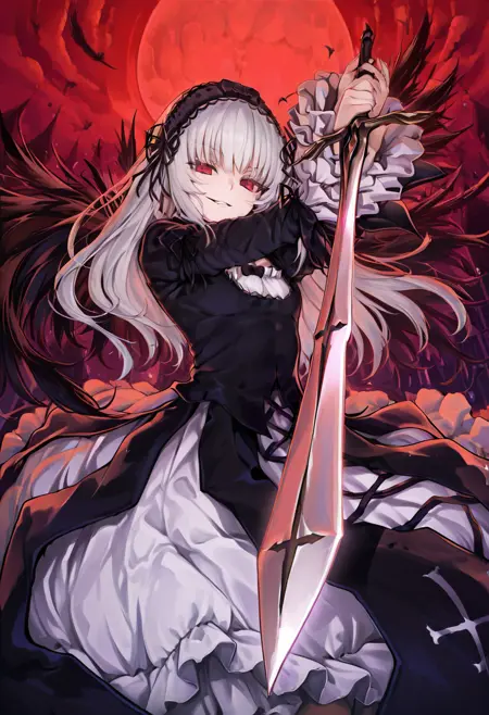 Suigintou: Mercury Lamp | 水銀燈 (Rozen Maiden) [Illustrious]