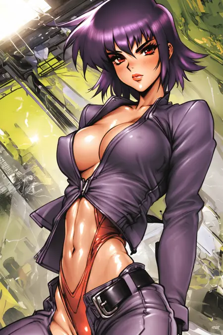 [XL] Masamune Shirow/士郎正宗 《Ghost In The Shell》/《攻壳机动队》《Apple seed》/《苹果核战记》 - Artist Style