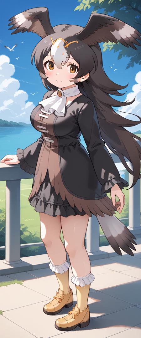 フォークランドカラカラ (けものフレンズ) / Striated Caracara (2 Outfits) [Pony Diffusion] v1.0