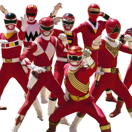 Forever Red (Power Rangers) - 10 in 1 pack V1