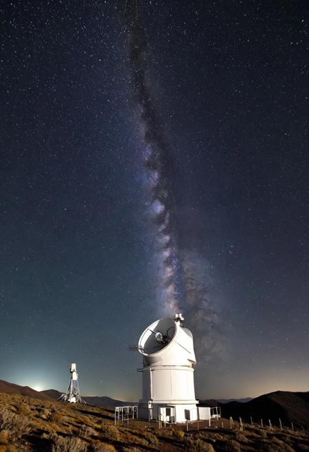 El Leoncito Telescopic Observatory in El Leoncito National Park, San Juan Province, an ideal place for observation with nights of deep darkness, without pollution, cloudless 270 to 300 days a year, low humidity. The telescope, 2.15 m in diameter and installed at an altitude of 2,552 m, is used by researchers for several programs: the origin of stars, the chemical evolution of the galaxy, the speed of the galaxy's retreat, the Magellanic Clouds, the closest galaxies to Earth. In the same province, the Félix Aguilar Observatory has discovered several asteroids with its Carlos Cesco astronomical station, located at an altitude of 2,348 m.