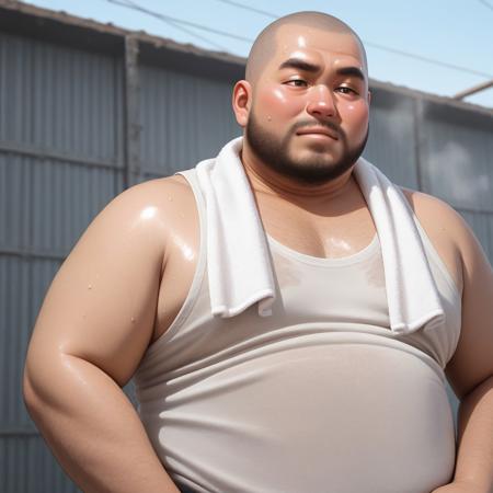 Asian Chubby Man test Illustrious