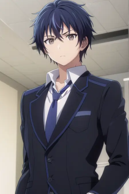 Rentarou Satomi (里見 蓮太郎) - Black Bullet (ブラック・ブレット　BLACK BULLET　［黒の銃弾］)