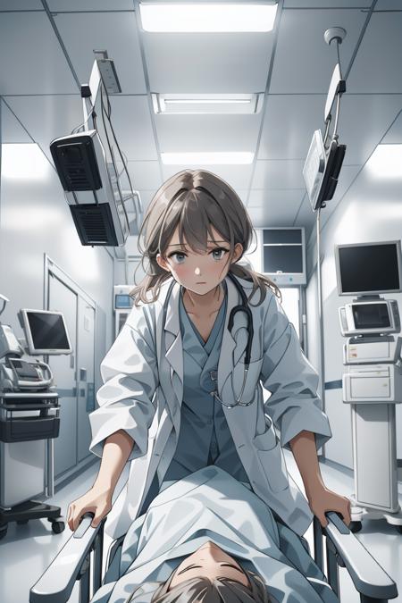 Doctor Pushing Gurney v1.0 -Doctor