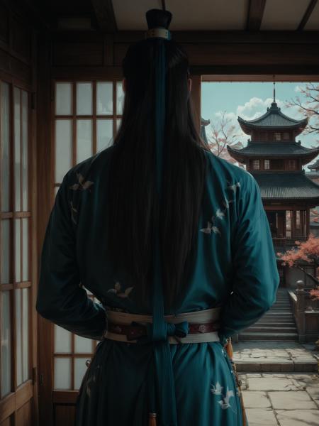 Yu Lexuan (Blue birds hanfu version) Pony XL v1.0