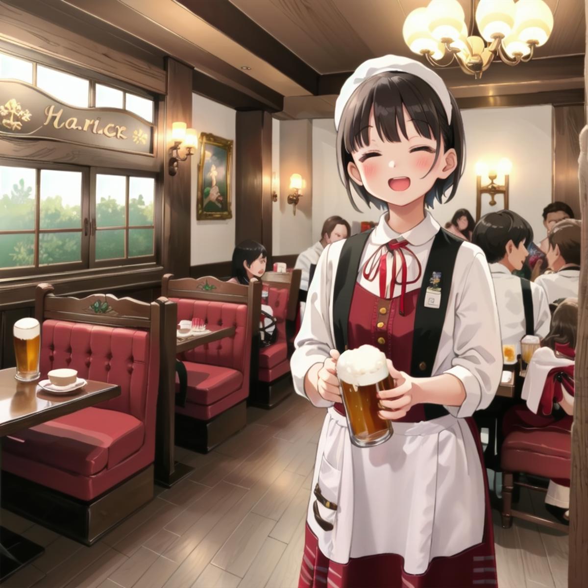大阪梅田の老舗ビアホール A long-established beer hall in Osaka, Umeda Newmunchen SD15 image by swingwings