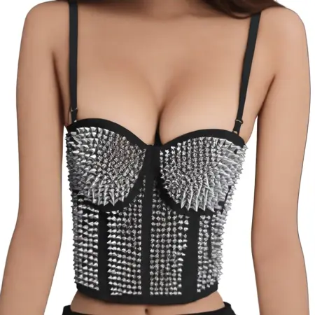 Spiked Bra and Bustier [Illustrious]