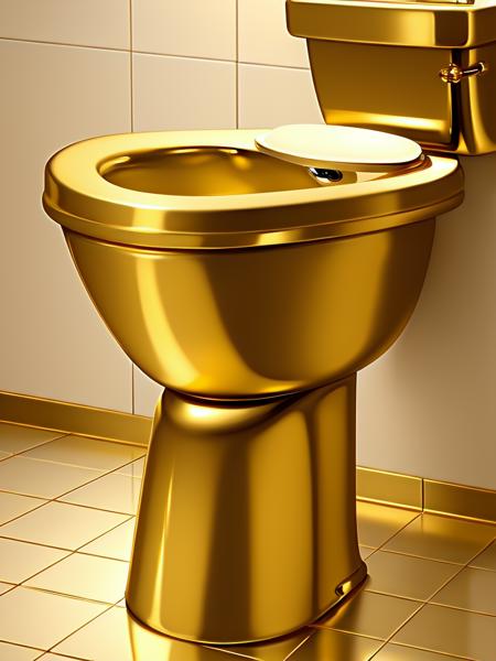 gold toilet, gold restroom, gold toilet bowl