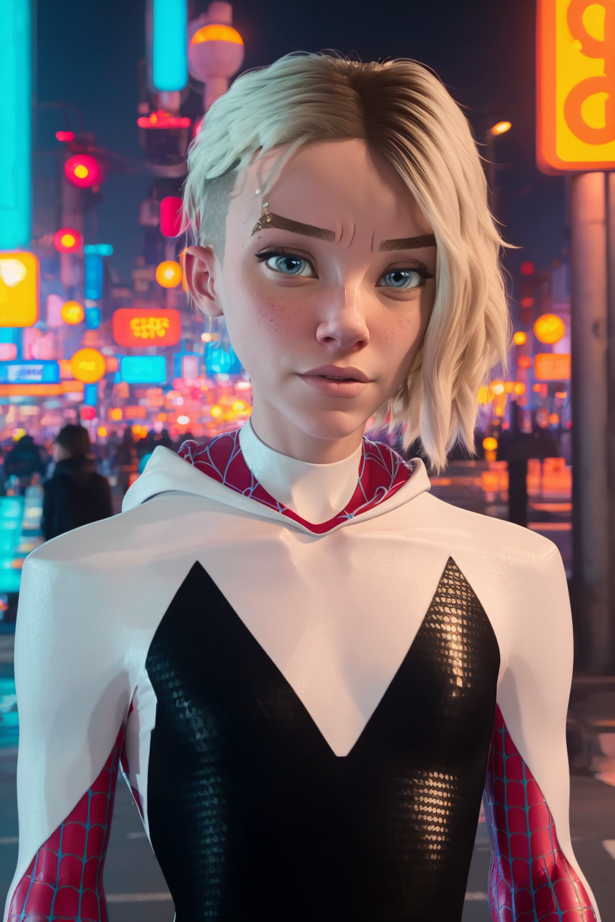 Gwen Stacy - Spider-Verse - Character LORA image by Konan