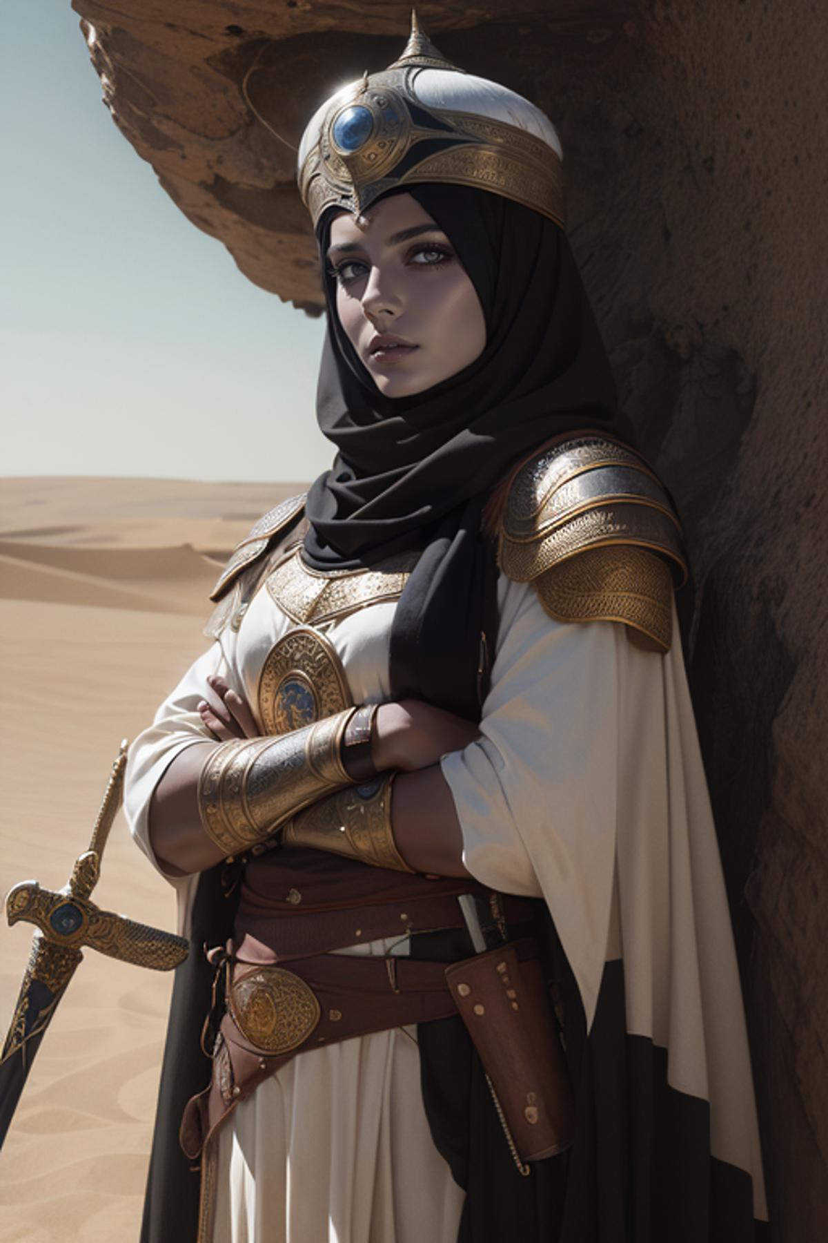 Arabian Warrior Traditional Dress Series V1 0 Stable Diffusion 