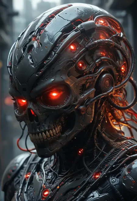 Black Exo Skull Style