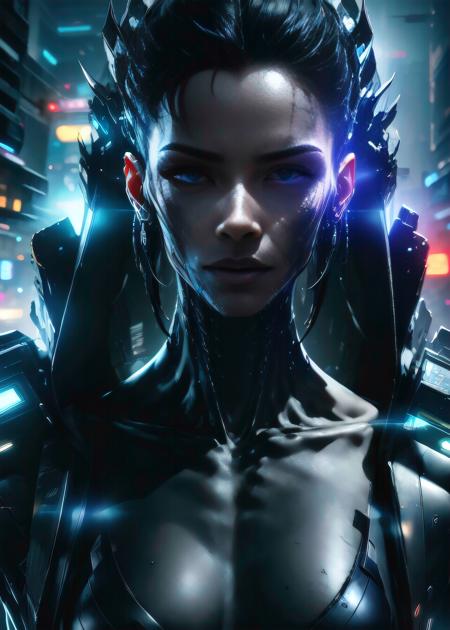 neon background sci-fi futuristic cyberpunk neon lighting night