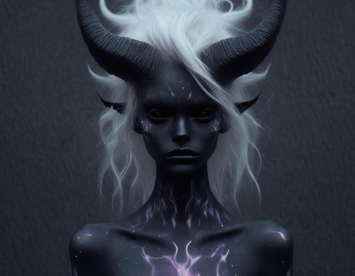 Cosmic demon girl image by redbible