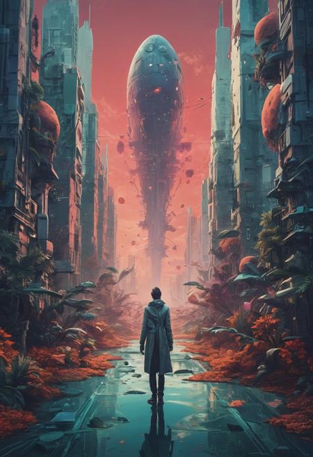 Futuristic, Fantastic, beautiful, exotic, magical, surreal, Abstract, absurd,