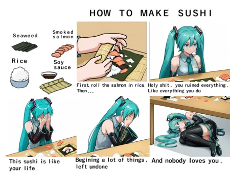 How to Make Sushi Meme