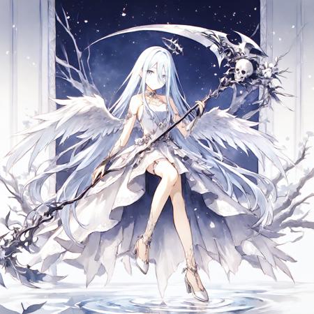 Blanche Aile Dress (Yoisaki Kanade) / Project SEKAI AnimagineXL V3.1