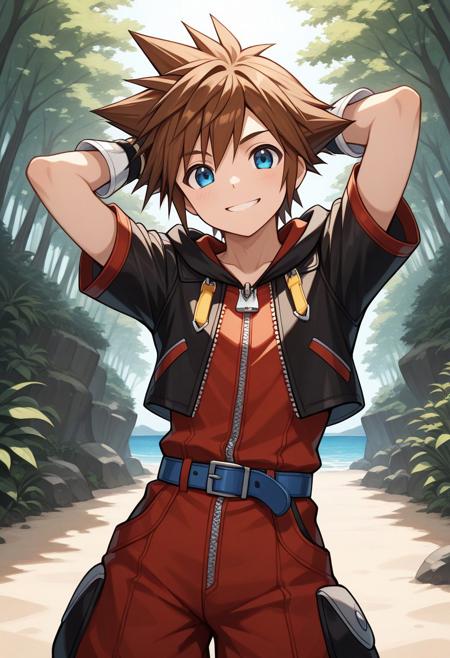 Sora - Kingdom Hearts - Pony + Illustrious Illustrious - 1.0