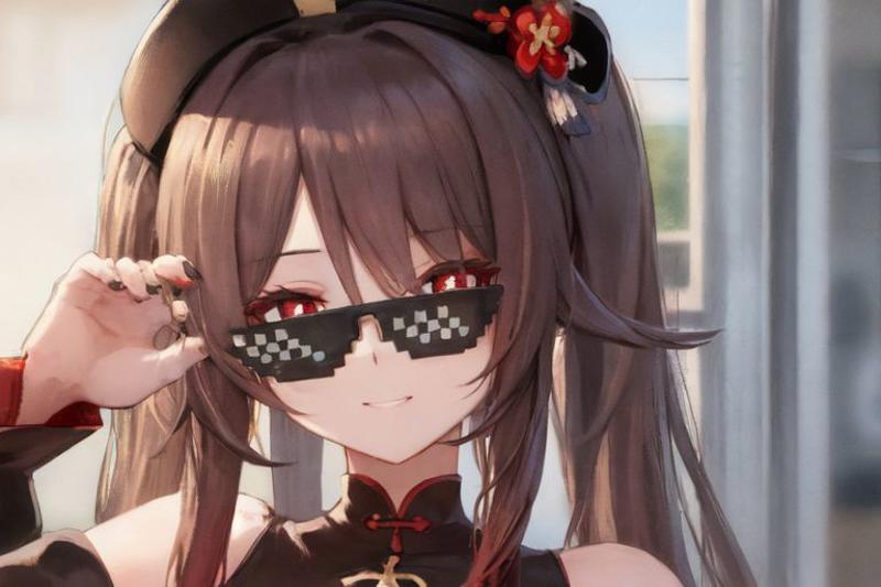 Deal with it Meme Sunglasses | Clothing/Concept LoRA image by Erik252