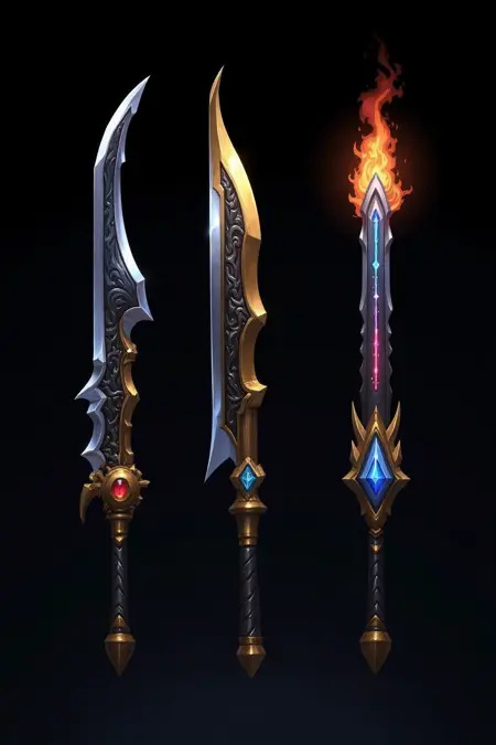 DT_Fantasy Weapon Design_Multi-Style Sword Generation