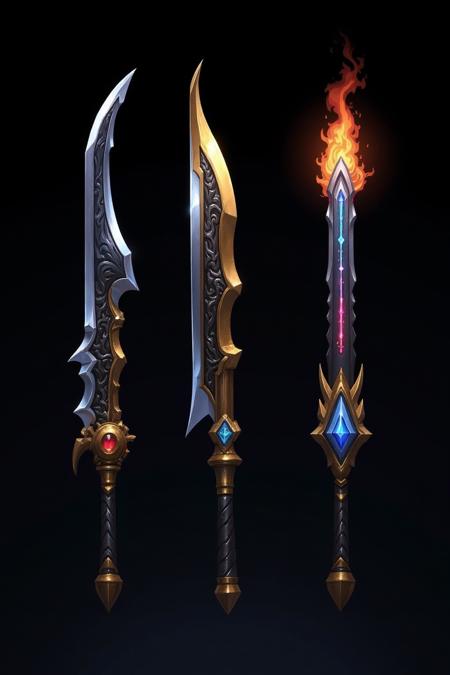 DT_Fantasy Weapon Design_Multi-Style Sword Generation v1.0