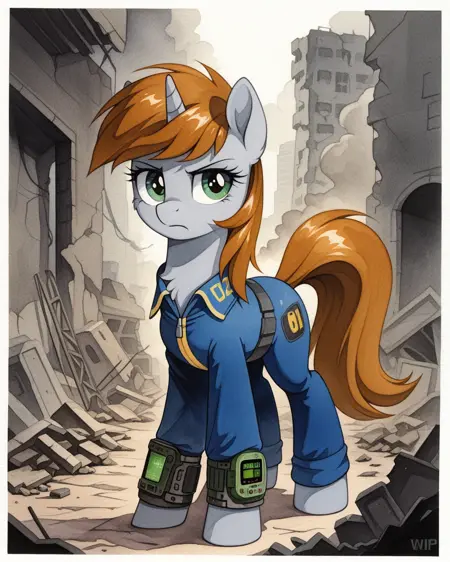 Littlepip (OC) [Illustrious]