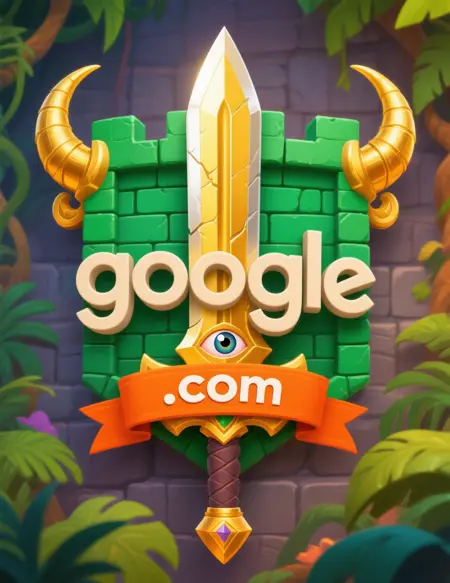 Cartoon style logo