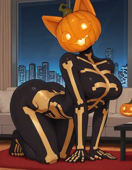 Pumpkin Cat Girl - Spice (Fortnite)