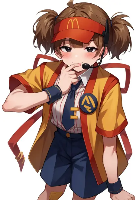 Dabuchi Tabemi "Double Cheese-chan" - McDonald's OC | いまだけダブチ食べ美