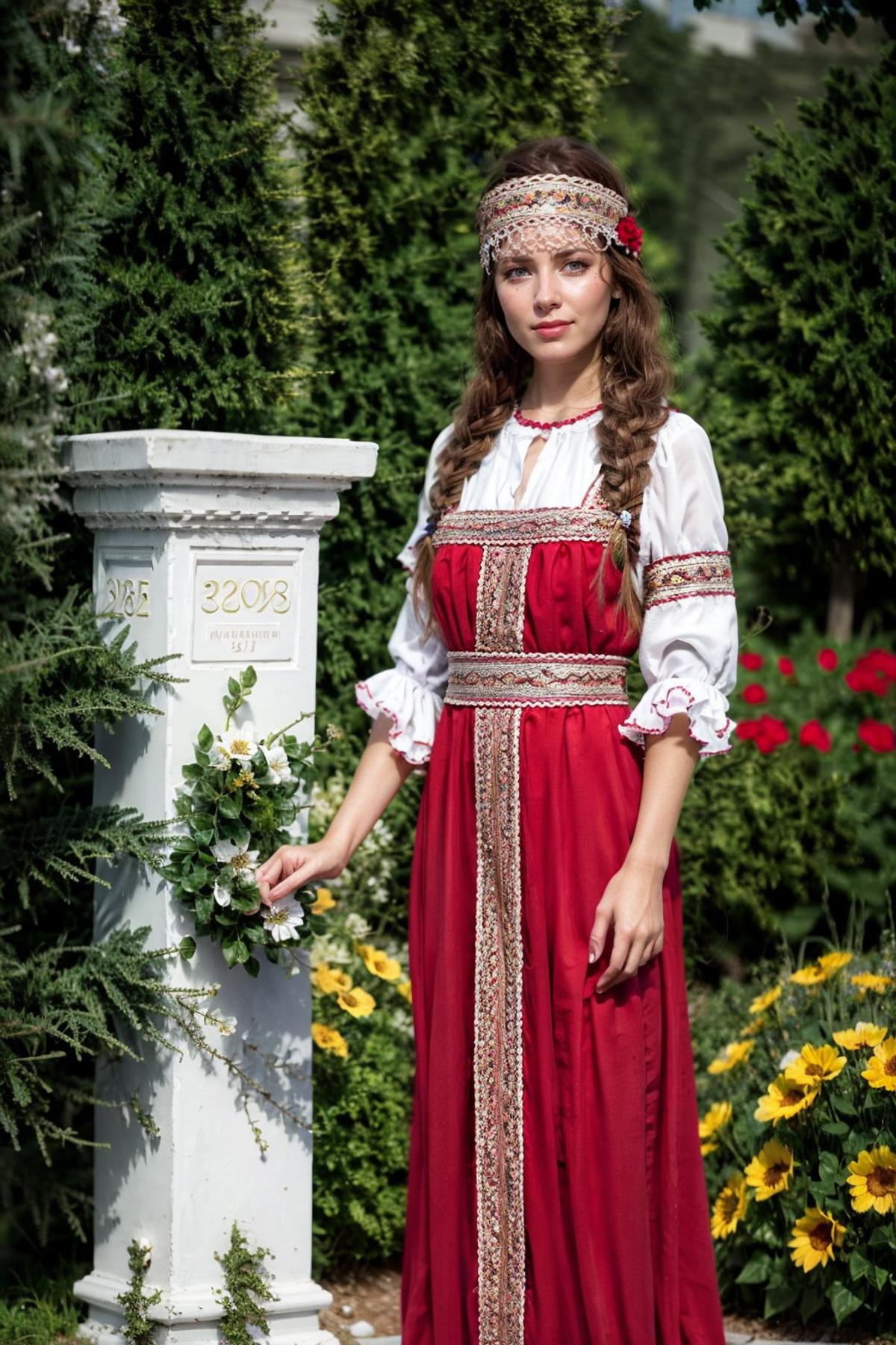 Russian National Clothes (WOMAN) image by feetie