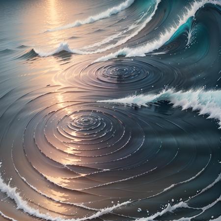 ripples wave  water drop