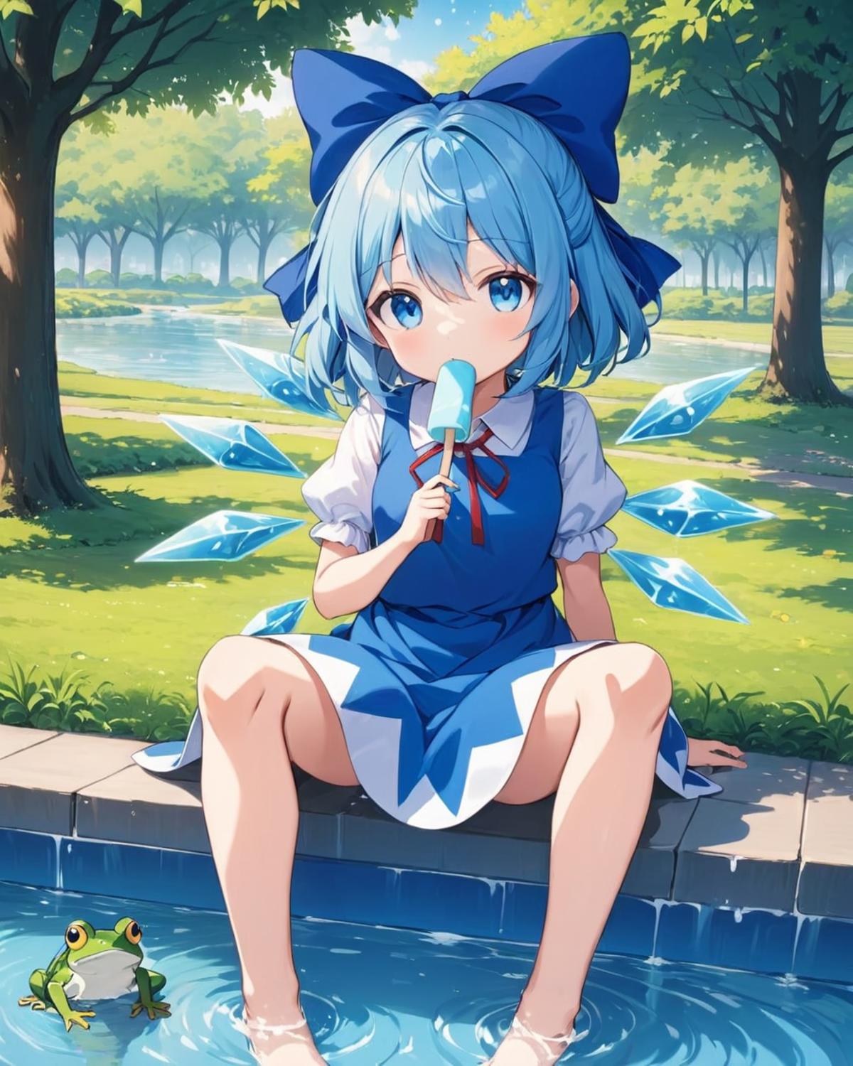 XL | touhou|东方 projcet 琪露诺/チルノ/Cirno image by kitarz