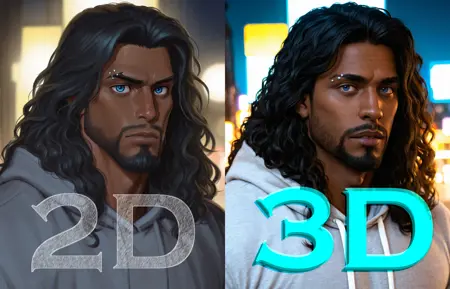 Illustrious 2D to 3D Workflow - ComfyUI / 12GB Vram