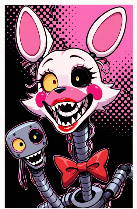Mangle -- FNAF / Five Nights at Freddy's  Noob + illust