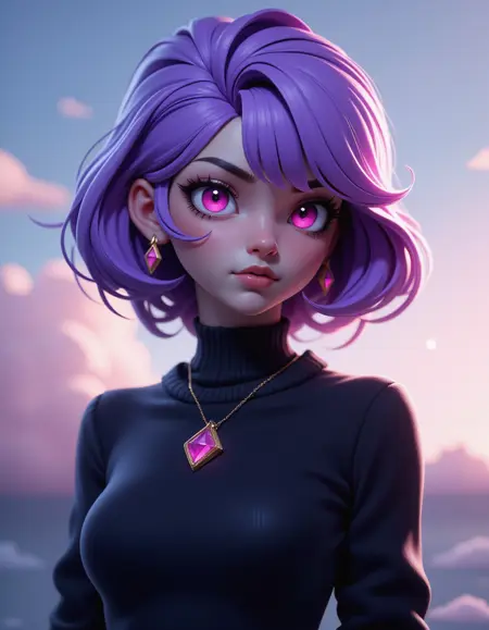 3DMM_FLUX(3D rendering style)