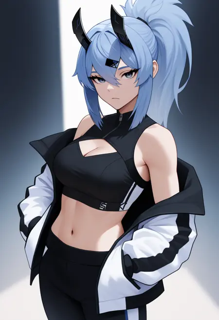 [IllustriousXl v0.1 LoCon] Saki | The Atko's OC