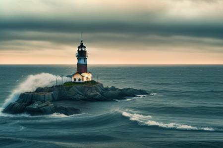 professional photograph of a , light house,  rough seas,  pier, city, warship Arial view,  <lora:Waves_v3:0.8> <lora:tilt-shift_v2:0.2>, (by Georgi Zelma, Basil Pao), RAW photo, hyper real photo, ultrarealistic uhd faces, 8k uhd, dslr, soft lighting, high quality, film grain, photographed on Minox Classic Leica M3 2.1 50mm, [[[by Josef Albers, Eliott Lilly, John Salminen, Edward Atkinson Hornel]]], [pictorial Athlete, Italian Mafia], bokeh, [pantone], film grain, negative space, subtle gradients, hyper-realistic, colorgraded, volumetric lighting, [[volumetric fog, moist]], shallow depth of field, reflections, absurdres, [brutalism, constructivism], Cinematic film still, 1600dpi, [[vivid colors]]