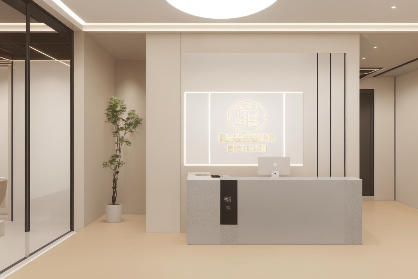 室内设计-前台接待处区域模型|Reception Style Interior Design image by NayutaX