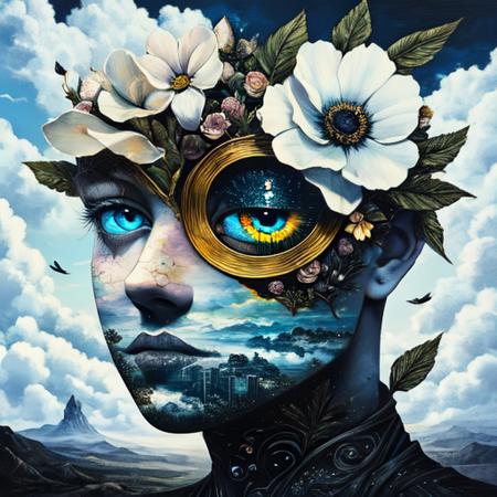 Dreamlike surrealist painting SD1